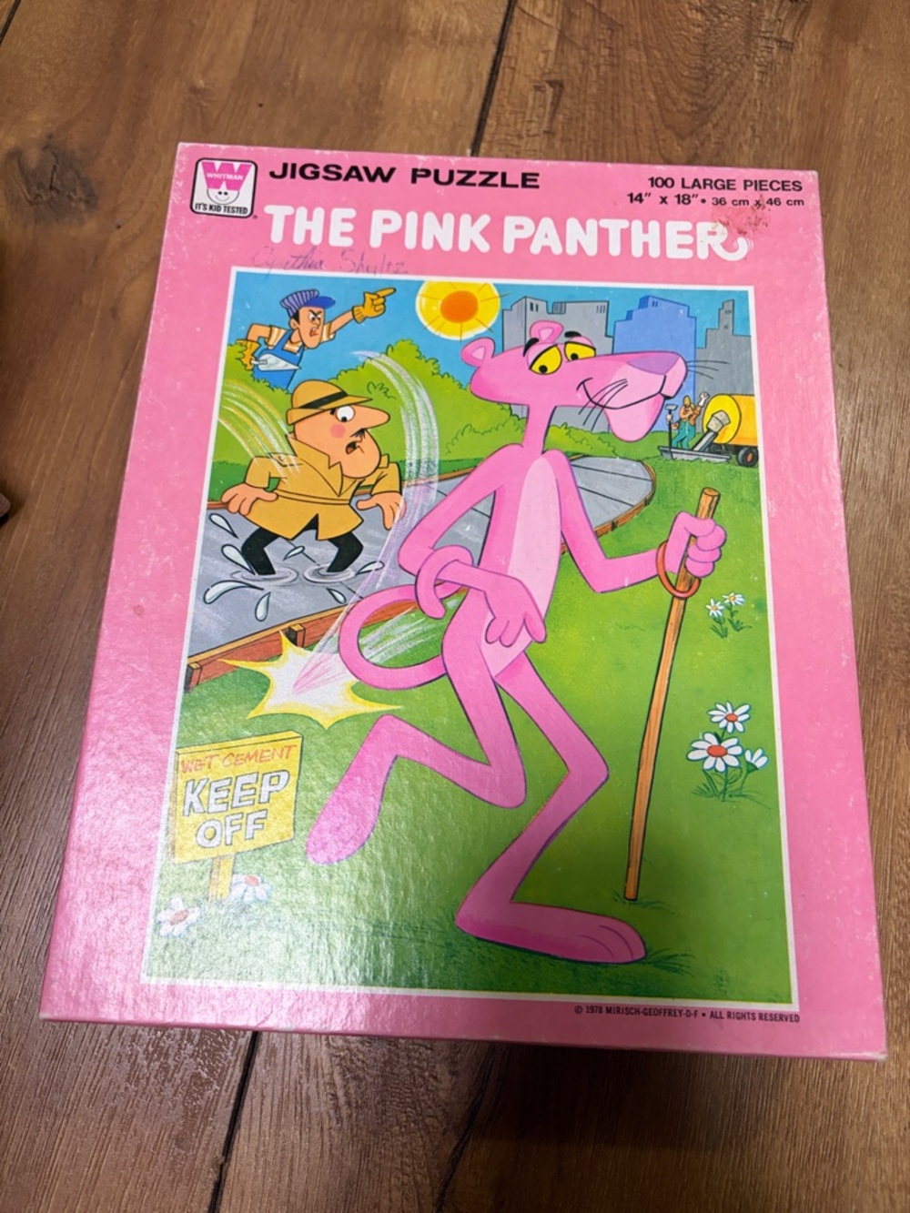 The Pink Panther Jigsaw Puzzle - Pink